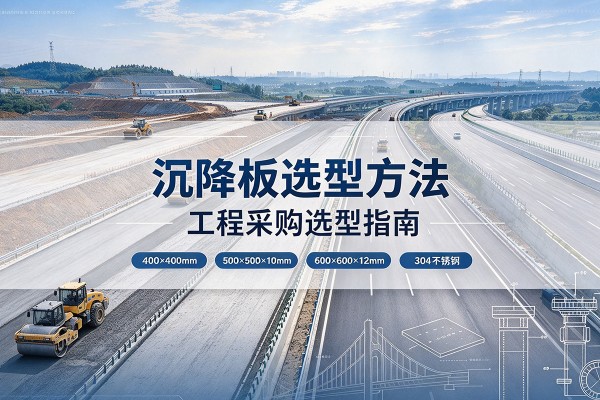 和平区沉降板选择方法