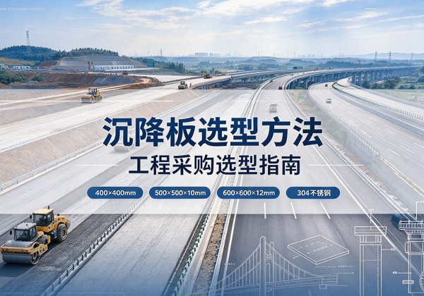 和平区沉降板选择方法